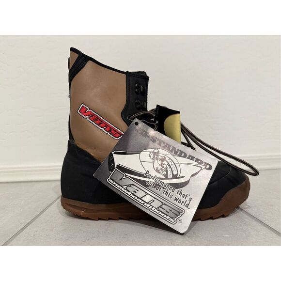 Vans Tan Black Hi-Standard Vintage Retro Style Snowboard Boots Size 8 NWT - Picture 3 of 12